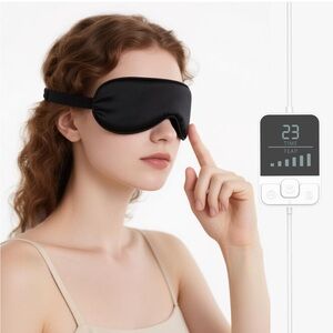 Heated eye mask